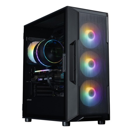 Zalman i3 NEO V2 Tower ATX Case - Sleek Black Design for Ultimate Performance - Model #8800263651146